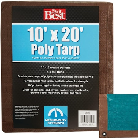 All-Source Medium Duty Tarp, Brown 763660